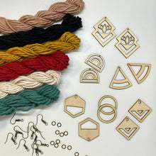 Load image into Gallery viewer, Macrame Earring Kit
