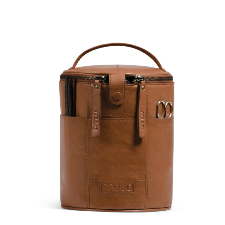 Muud - Saturn Knitting Bag Saddle Tan