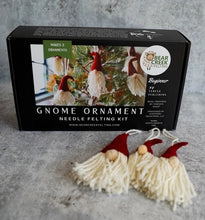 Load image into Gallery viewer, Gnome Ornament Needle Felt Kit
