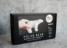 Load image into Gallery viewer, Polar Bear Needle Felt Kit
