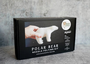 Polar Bear Needle Felt Kit