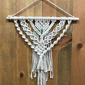 Layered Crystal Macrame