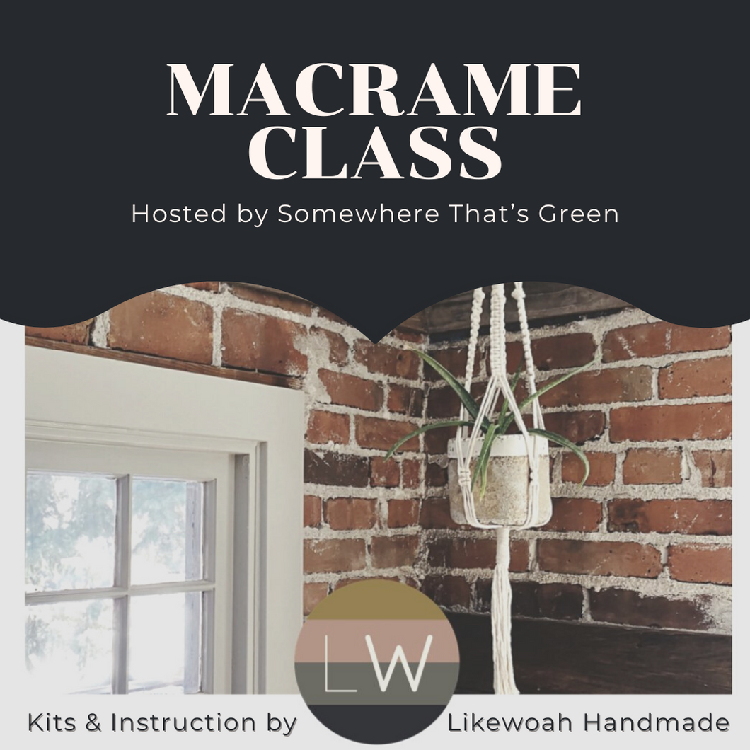 Macrame Plant Hanger Class