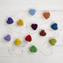 Load image into Gallery viewer, Rainbow Heart Garland Kit
